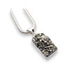 pendentif pyrite argent