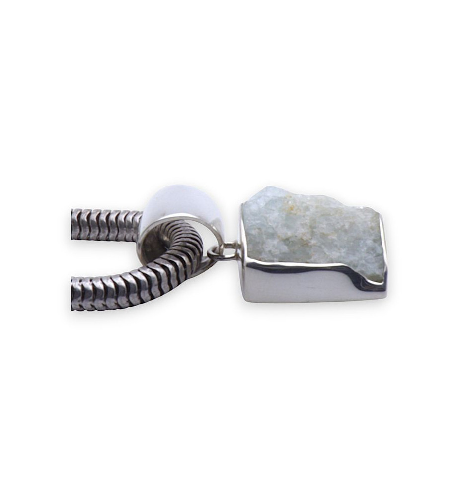 pendentif aigue marine