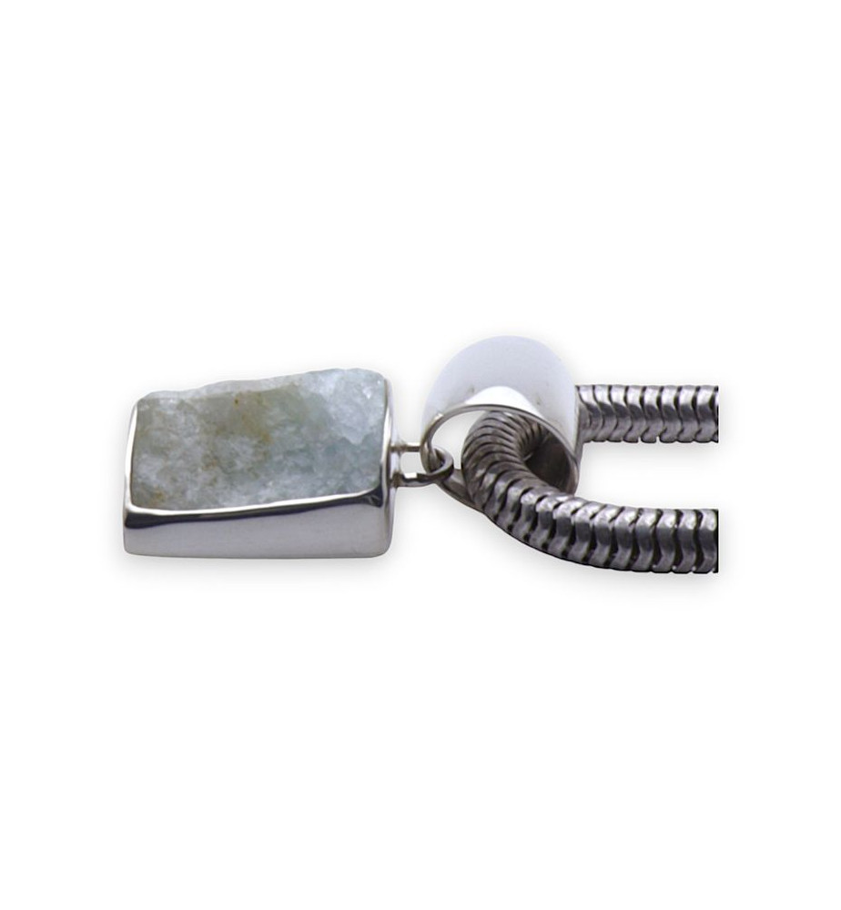 pierre aigue marine pendentif