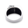 bague homme onyx argent