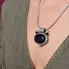 onyx noir pendentif