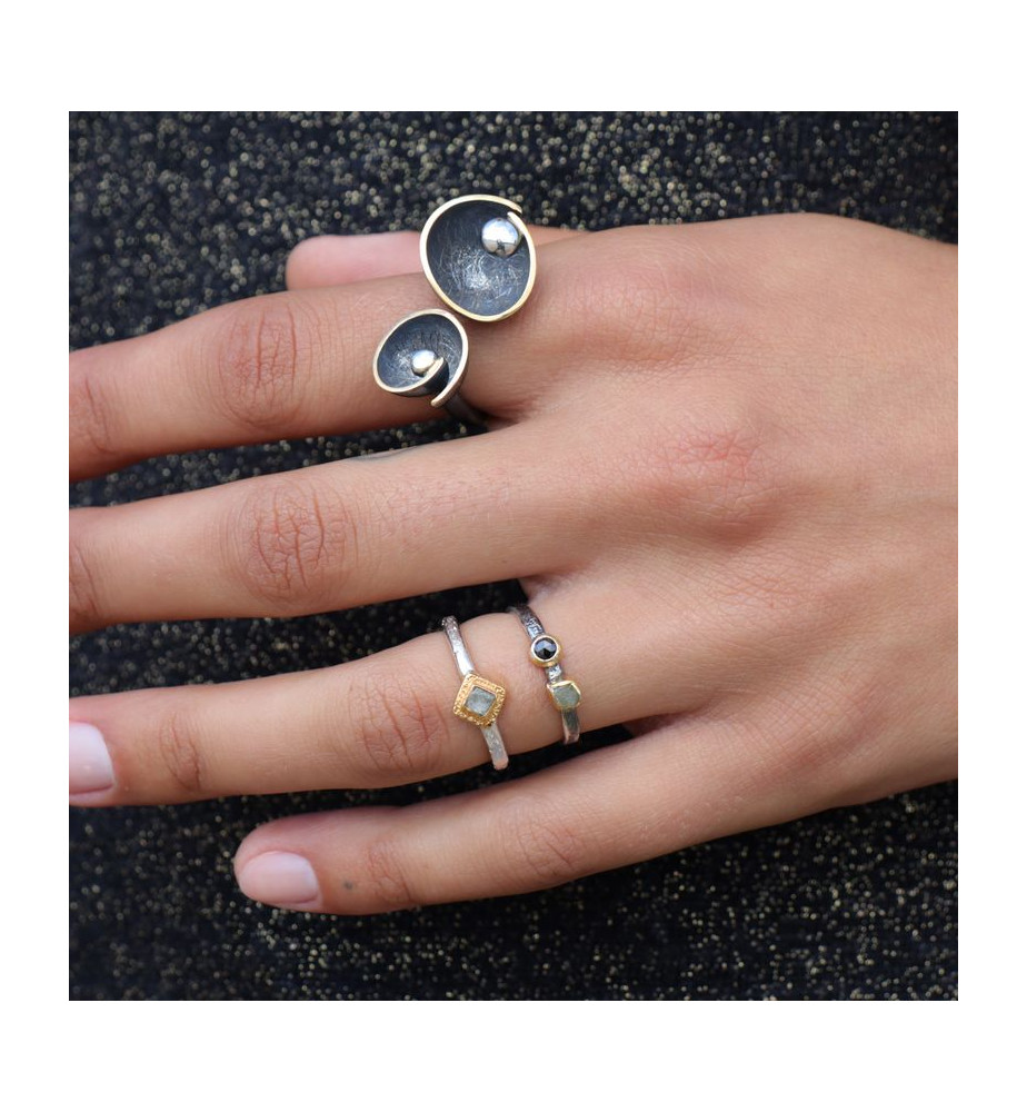 bague argent massif créateur