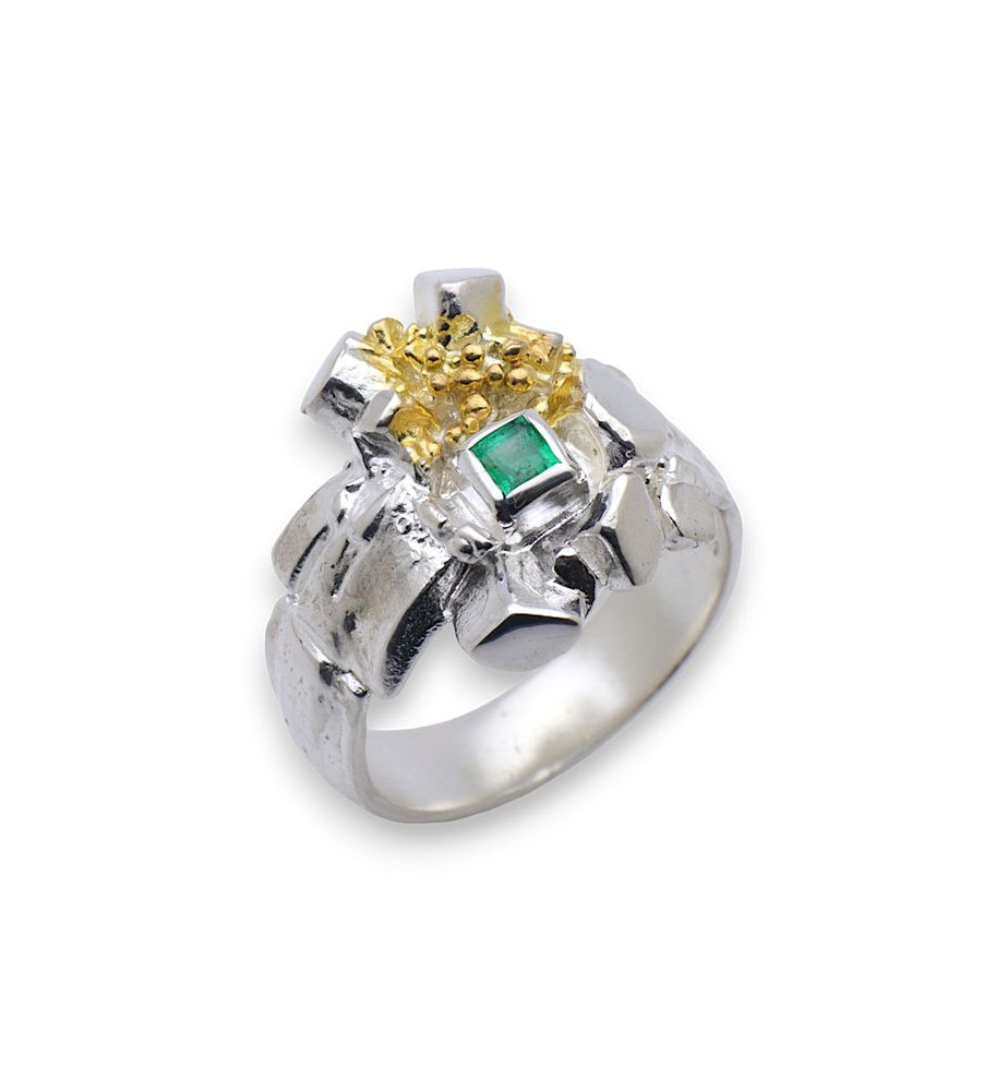 émeraude bague creation