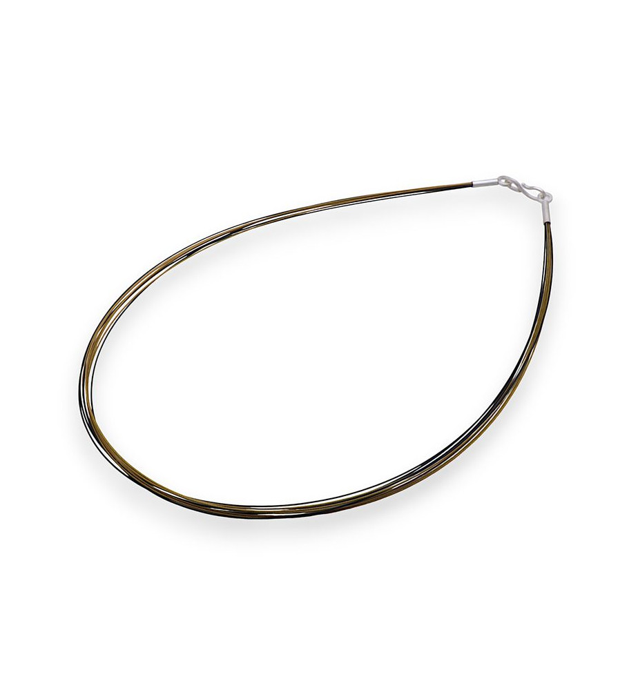 cordon de cables et fermoir argent