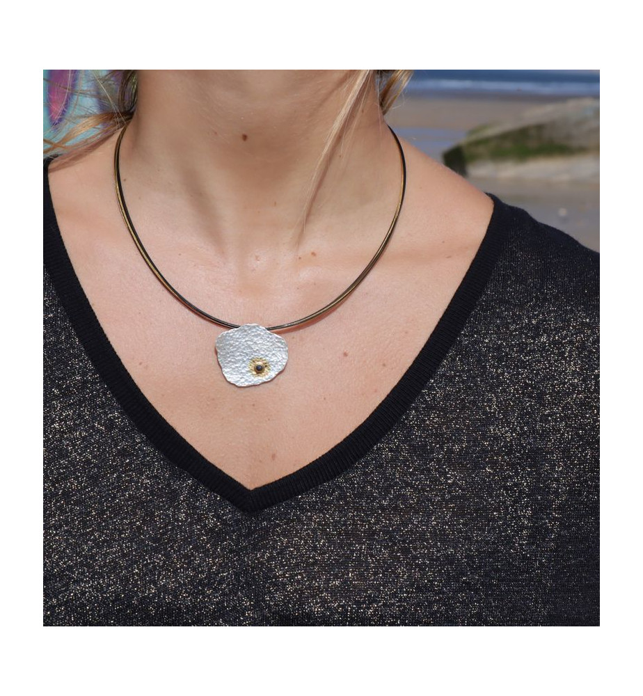 bijou argent diamant