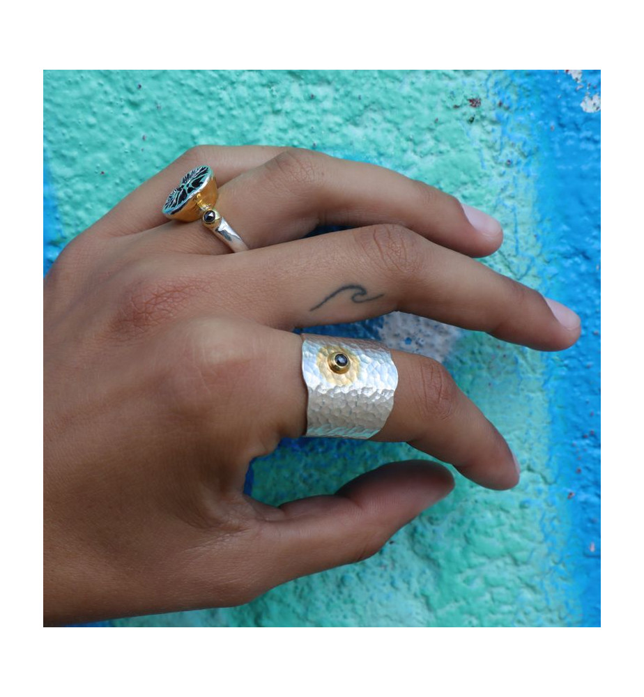 bague argent 925 diamant