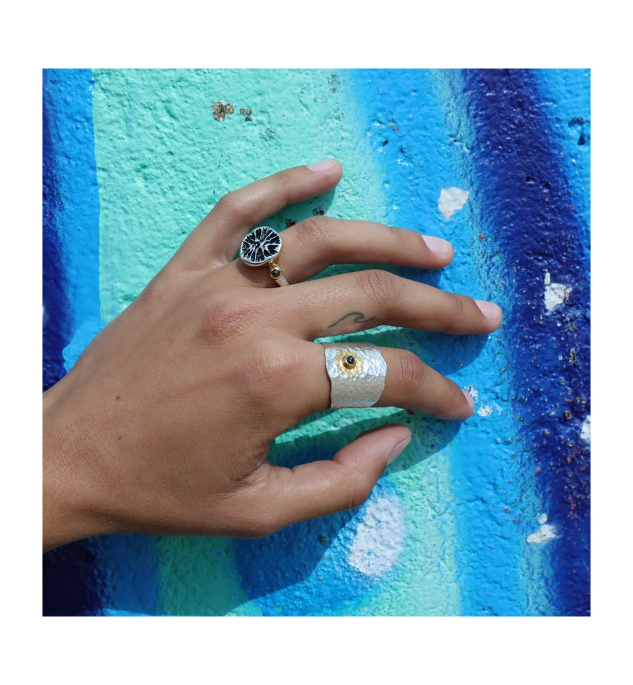 bague créateur argent