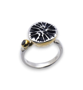 diamant noir bague