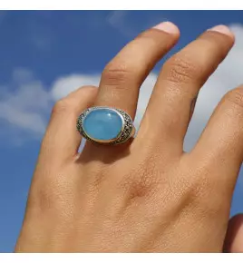 bijoux jade bleu