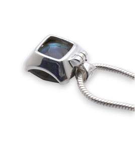 pendentif argent labradorite