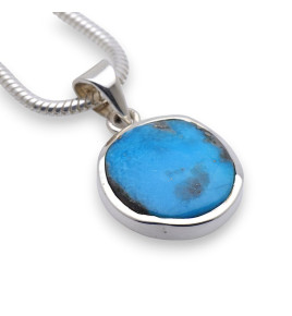 pendentif turquoise véritable