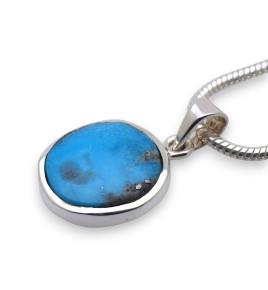 pendentif turquoise homme