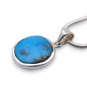 pendentif turquoise homme