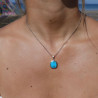 pendentif turquoise femme