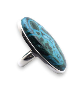 bague chrysocolle femme