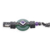 pendentif jade argent