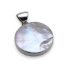 pendentif nacre blanche