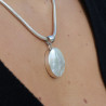 nacre blanche pendentif