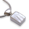 pendentif nacre blanche