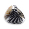 bague agate homme