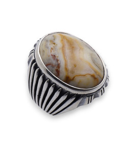 agate  bague