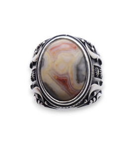 agate  bague