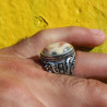 bague agate homme