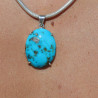 pendentif bleu turquoise