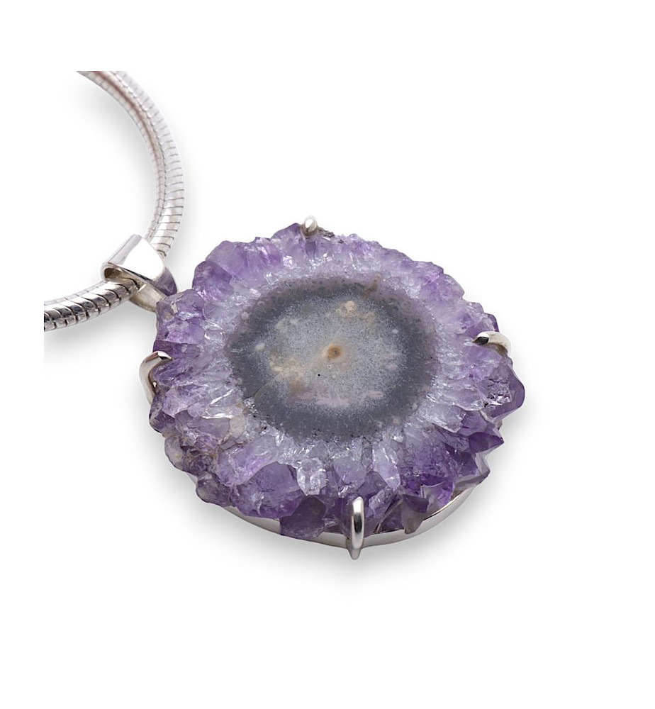 pendentif améthyste femme