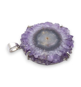 pendentif améthyste naturelle