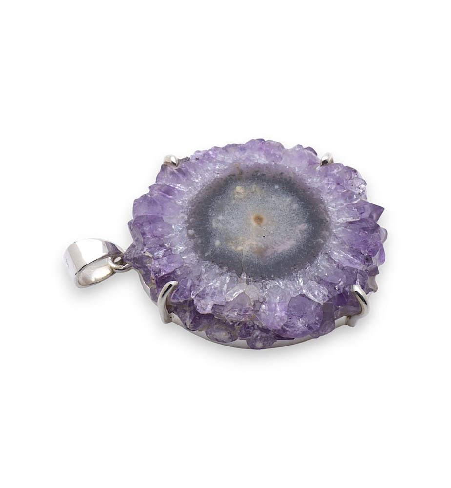 pendentif améthyste naturelle