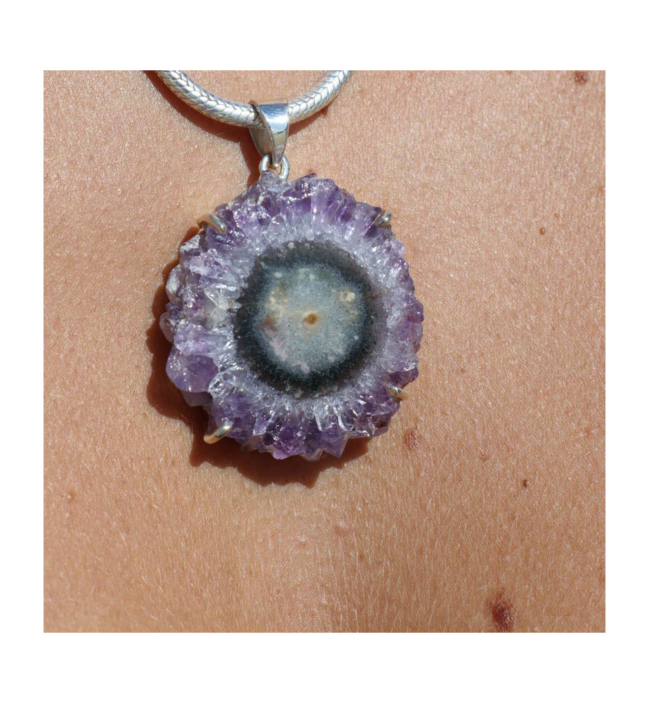 améthyste stalactite bijoux