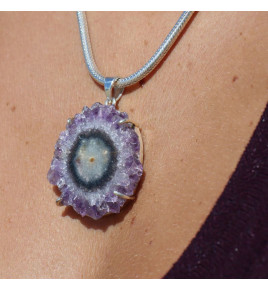 amethyst stalactite pendant