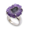 bague pierre violet