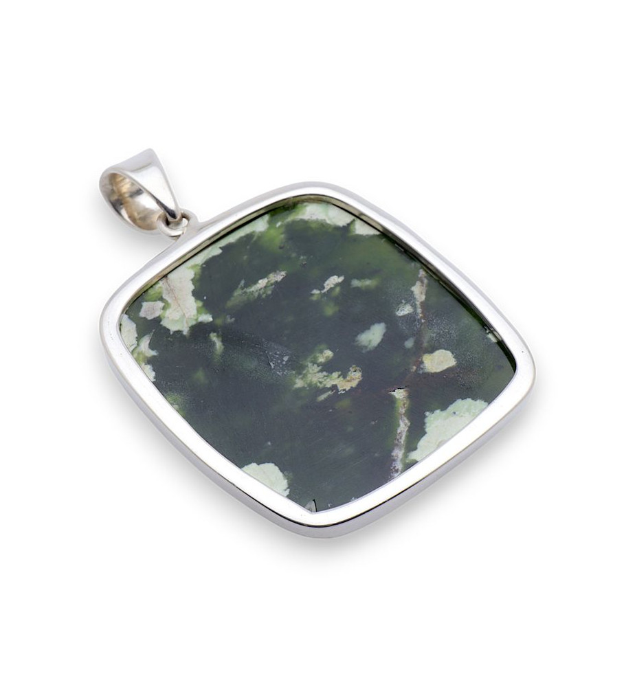 calcédoine chrome pendentif