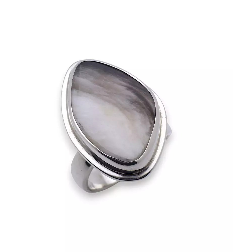 bague argent bois fossilisé bague argent bois fossilisé