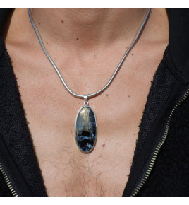 pendentif pietersite homme