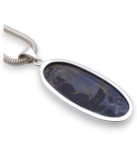 pendentif pietersite femme argent