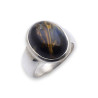 bague argent avec pietersite