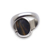 bague pietersite et argent