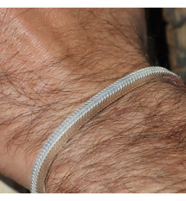 bracelet serpent argent homme