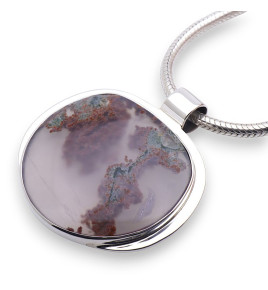 pendentif agate mousse