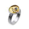 bague argent diamant femme