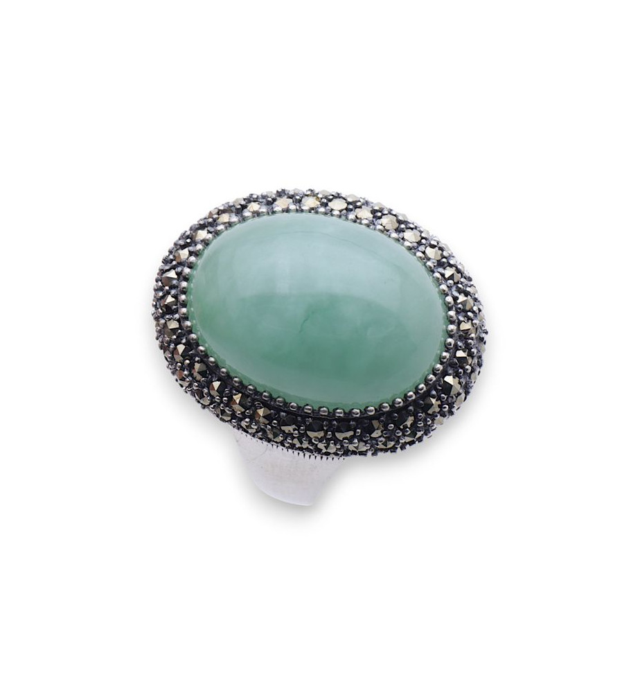 bague jade verte