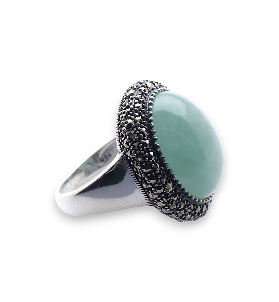 bague jade véritable femme