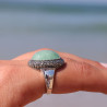 bague jade vert femme