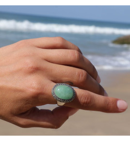 bague jade vert haut de gamme