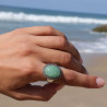 bague jade vert haut de gamme