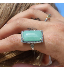 bague jade vert femme