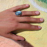 bague labradorite femme